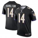 Men's Kyle Hamilton Black Baltimore Ravens Legend Jersey