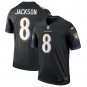 Men's Lamar Jackson Black Baltimore Ravens Legend Jersey