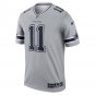 Men's Micah Parsons Gray Dallas Cowboys Inverted Legend Player Jersey