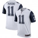 Men's Micah Parsons White Dallas Cowboys Alternate Legend Jersey