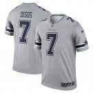 Men's Trevon Diggs Gray Dallas Cowboys Inverted Legend Jersey