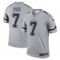 Men's Trevon Diggs Gray Dallas Cowboys Inverted Legend Jersey