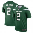 Men's Zach Wilson Gotham Green New York Jets Legend Jersey