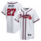 Men's Atlanta Braves Austin Riley Cool Base Replica Home Jersey - White