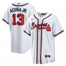 Men's Atlanta Braves Ronald Acuna Jr. Home Player Name Jersey - White