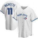 Mens Toronto Blue Jays Bo Bichette Cool Base Replica Jersey White