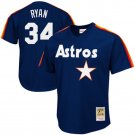 Men's Houston Astros Nolan Ryan Mitchell & Ness Navy 1988 Authentic Cooperstown Collection Mesh Batt