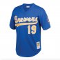 Men's Milwaukee Brewers Robin Yount Mitchell & Ness Royal Cooperstown Collection 1991 Mesh Batting P