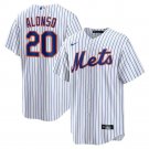 Men's New York Mets Pete Alonso Home Player Name Jersey - White