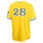 Men's Boston Red Sox J.D. Martinez City Connect Replica Jersey - Gold