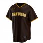 Men's Replica San Diego Padres Fernando Tatis Jr. Cool Base Brown Jersey