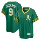 Men's Oakland Athletics Reggie Jackson Road Cooperstown Collection Player Jersey - Kelly Green