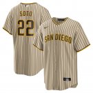 Men's San Diego Padres Juan Soto Alternate Player Jersey - Tan/Brown
