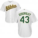 Men's Oakland Athletics Dennis Eckersley Replica Home Jersey - White