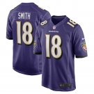 Men's Baltimore Ravens Roquan Smith Game Jersey - Purple