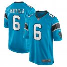 Men's Carolina Panthers Baker Mayfield Alternate Player Game Jersey Blue