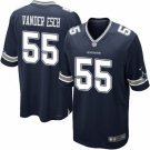 Men's Dallas Cowboys Leighton Vander Esch  Game Jersey Navy Blue