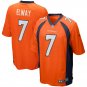 Men's Denver Broncos John Elway Game Retired Player Jersey Orange