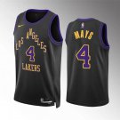 Mens Los Angeles Lakers Skylar Mays 2023-24 #4 Black City Edition Jersey