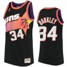Men's  Charles Barkley Phoenix Suns Throwback Edition Black #34 Jersey