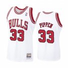 Men & Youth  Scottie Pippen Chicago Bulls Throwback Edition White #33 Jersey