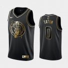 Men & Youth Jayson Tatum Boston  #0 Black Golden Edition Jersey