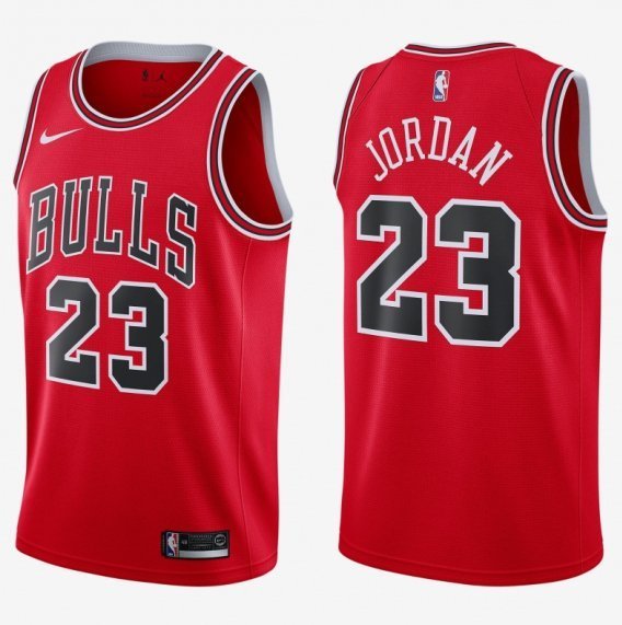 Men & Youth #23 Red Michael Jordan Chicago Bull Icon Edition Jersey