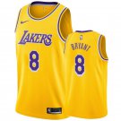 Men & Youth #8 Yellow Kobe Bryant Los Angeles Icon Edition  Jersey
