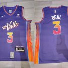 Men & Youth  Bradley Beal Phoenix Suns 2023-24 #3City Edition Purple Jersey