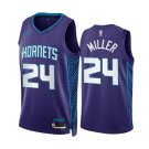 Men & Youth Brandon Miller Charlotte Hornets Statement Edition Purple #24 Jersey