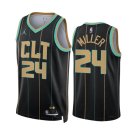 Men & Youth Brandon Miller Charlotte Hornets 2022-23 City Edition Black #24 Jersey