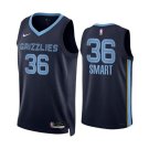 Men & Youth Marcus Smart Memphis Grizzlies 2022-23 Icon Edition Navy Blue #36 Jersey