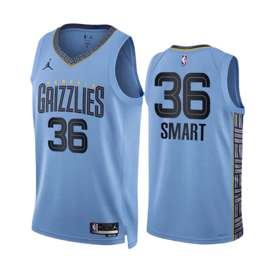 Men & Youth Marcus Smart Memphis Grizzlies 2022-23 #36 Statement Edition Blue Jersey