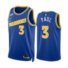 Men & Youth Chris Paul Golden State Warriors 2022-23 #3 Classic Edition Blue Jersey