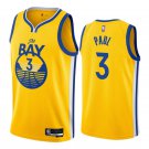 Men & Youth Chris Paul Golden State Warriors Statement Edition Gold #3 Jersey