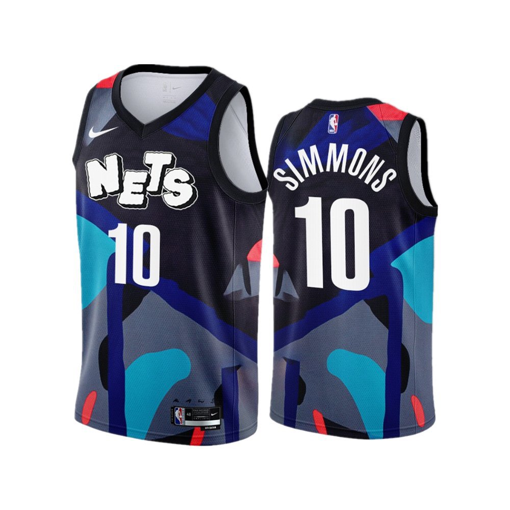 Men & Youth Ben Simmons Brooklyn Nets 2023-24 #10 City Edition Black Jersey