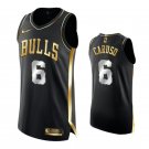 Men & Youth Alex Caruso Chicago Bulls Black Golden Edition #6 Jersey