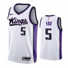 Men & Youth De’Aaron Fox Sacramento Kings #5 2023-24 Association Edition White Jersey