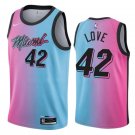 Men & Youth  Kevin Love Miami Heat City Edition Pink #42 Jersey