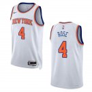 Men & Youth Derrick Rose New York Knicks 2022-23 Association Edition #4 White Jersey