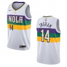Men & Youth Brandon Ingram New Orleans Pelicans City Edition #14 White Jersey