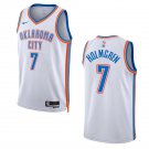 Men & Youth Chet Holmgren Oklahoma City Thunder Association Edition #7 White Jersey