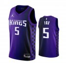 Men & Youth De’Aaron Fox Sacramento Kings 2023-24 #5 Statement Edition Black Jersey