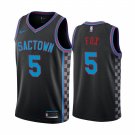 Men & Youth De’Aaron Fox Sacramento Kings City Edition #5 Black Jersey