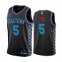 Men & Youth De&acirc;��Aaron Fox Sacramento Kings City Edition #5 Black Jersey