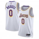 Men & Youth D'Angelo Russell Los Angeles Lakers Association Edition White #0 Jersey