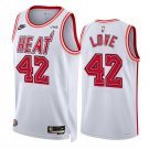Men & Youth Kevin Love Miami Heat 2022-23 #42 Classic Edition White Jersey