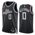 Men & Youth Russell Westbrook LA Clippers City Edition Black #0 Jersey