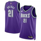 Men & Youth Jrue Holiday Milwaukee Bucks 2022-23 #21 Classic Edition Purple Jersey