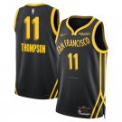 Men & Youth Klay Thompson Golden State Warriors #11 2022-23 City Edition Black Jersey